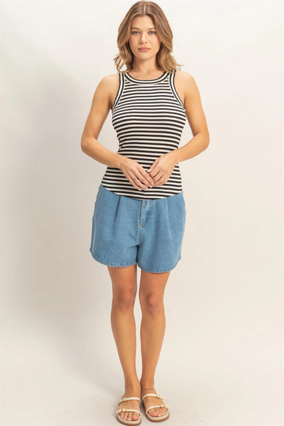 Striped Racerback Tank