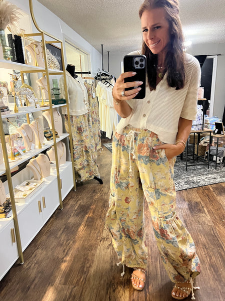 Floral Statement Pants