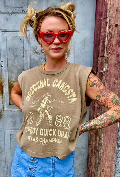 Original Gangsta Boxy Crop Tee