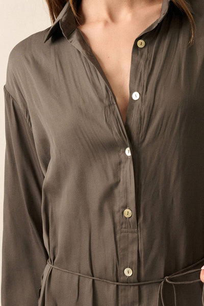 Late Nights Shirt Romper