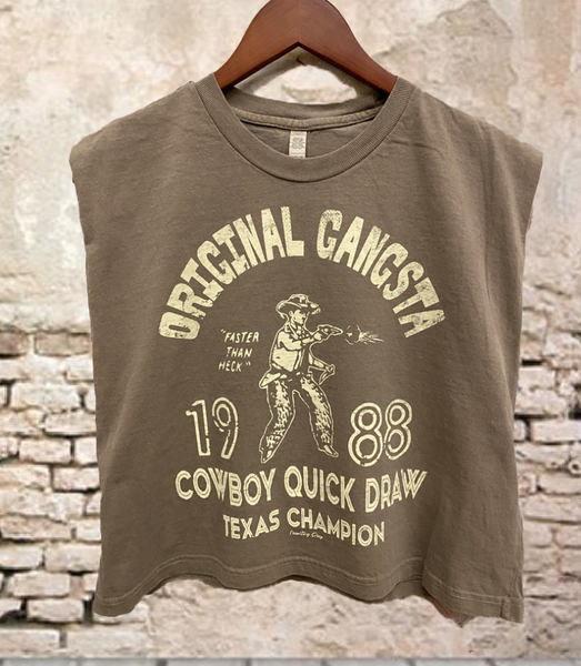 Original Gangsta Boxy Crop Tee