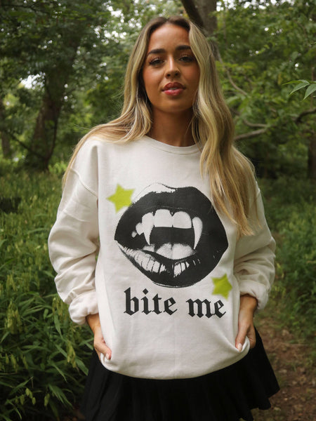 BITE ME SWEATSHIRT
