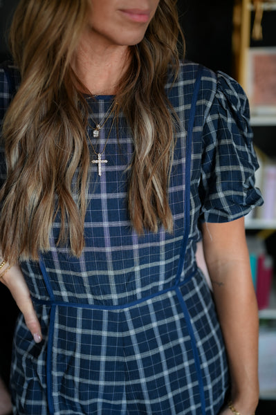 Charmed Plaid Romper