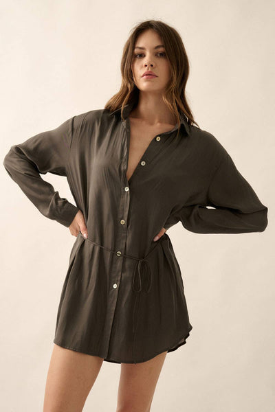 Late Nights Shirt Romper