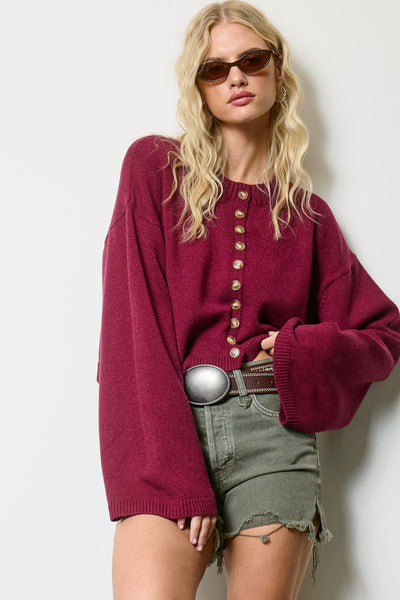 Up Town Cropped Cardigan