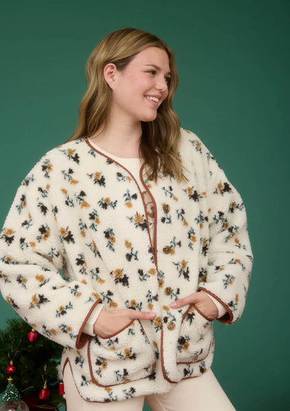 Winter Bloom Sherpa Jacket
