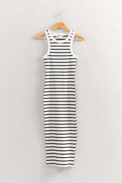 Easy On Striped Dress