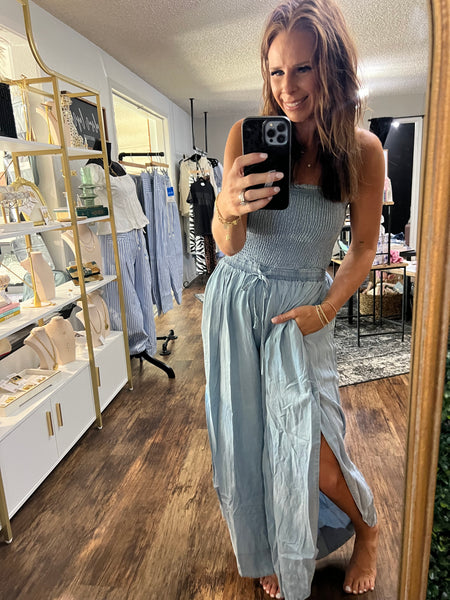 Chambray Jumpsuit
