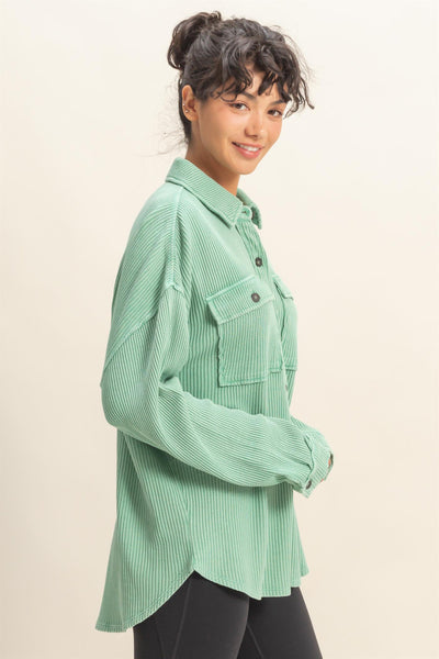 Boyfriend Mineral Shacket