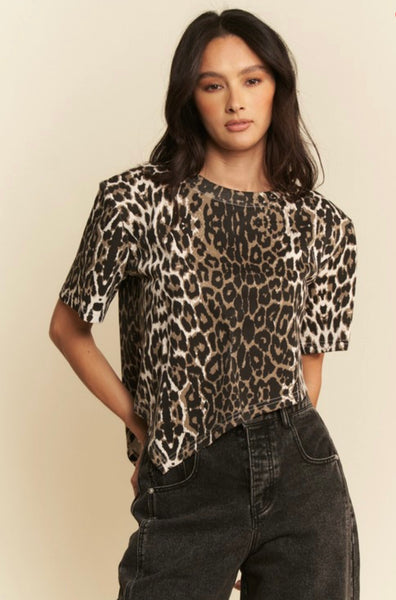 Detailed Leopard Top
