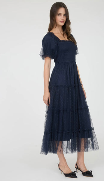 Polka Dot Moment Midi Dress