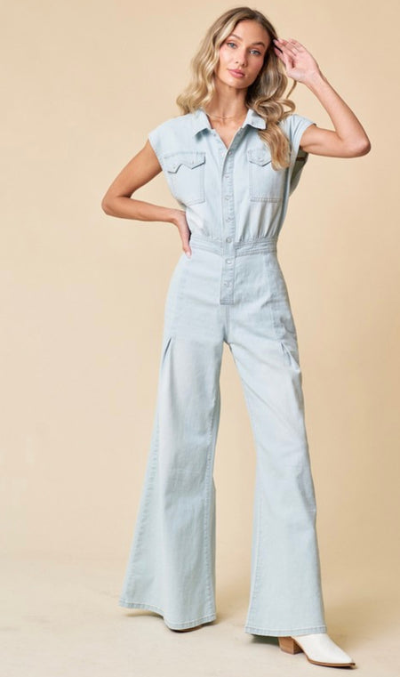 Linen Knotted Romper