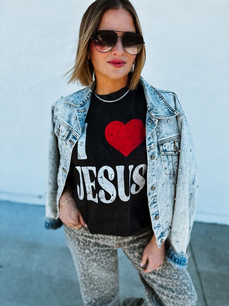 I Love Jesus Vintage Tee
