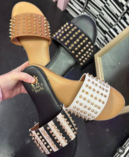 Studded Sandals