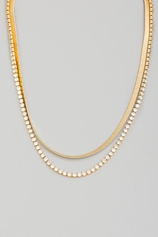 Double Up Chain Necklace