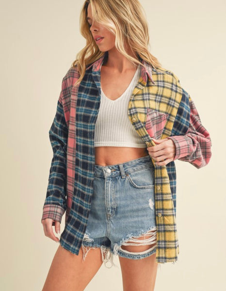 Not Your Boyfriend's Plaid Top