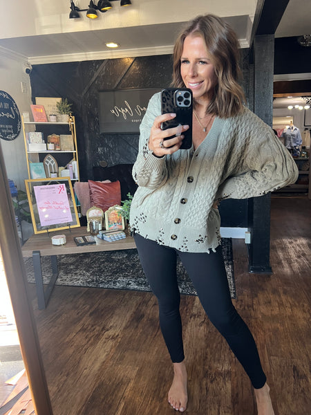 Distressed Cardigan