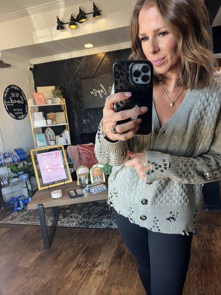 Distressed Cardigan