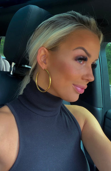 Large Gold Hoops