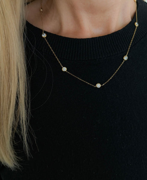 Dainty Diamond Necklace