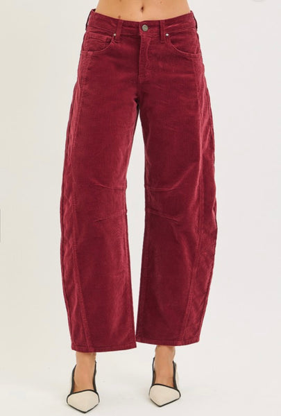 Merlot Corded Jeans