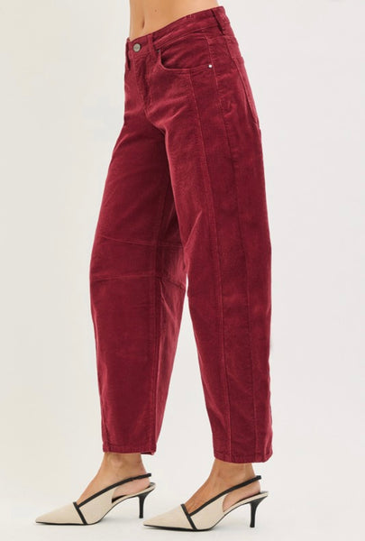 Merlot Corded Jeans