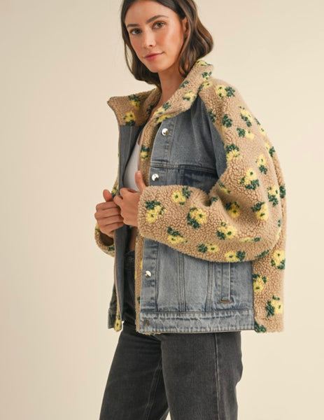 Untamed Floral Denim Jacket