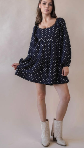 Polka Dot Mini Dress