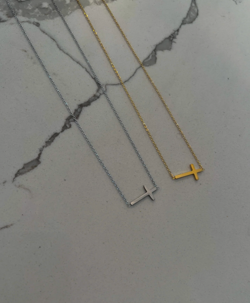 Gold Cross Necklace