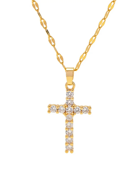 Sparkle Cross Necklace