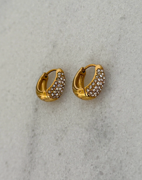 Dainty Diamond Huggies