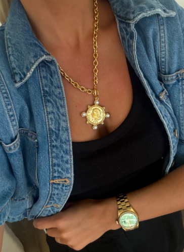 Pearl Coin Necklace