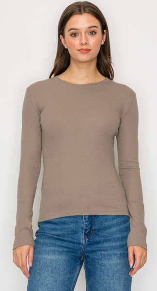 Ribbed Basic Longsleeve