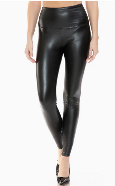 Leather Babe Fleece Lined Leggings