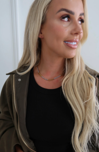 Two Toned Grace Necklace