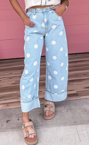 Fun Polka Dot Jeans