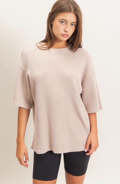 Mineral Washed Waffle Top