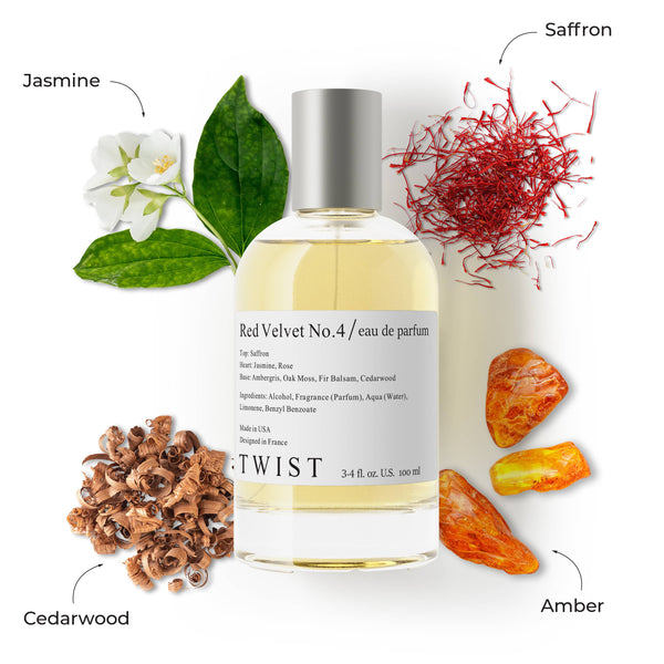 Twist Perfume Red Velvet No. 4 Inspired by MFK Baccarat Rouge 540