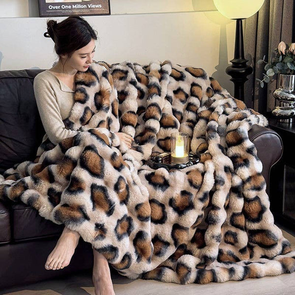 Leopard Luxe Cloud Blanket