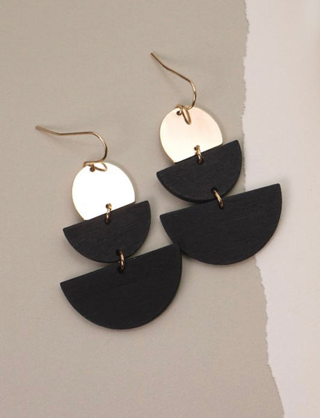 Half Moon Drop Earrings
