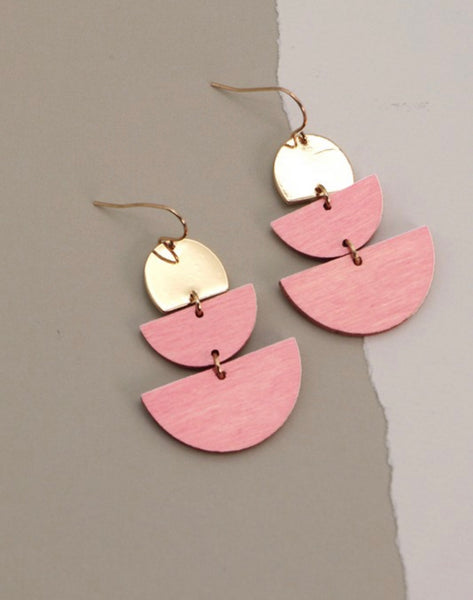 Half Moon Drop Earrings