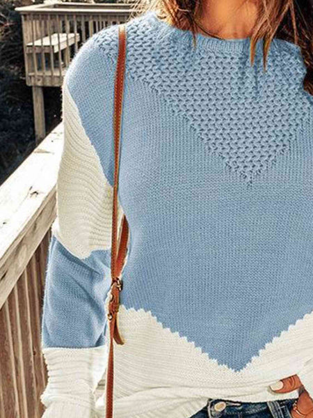 Contrast Sweater