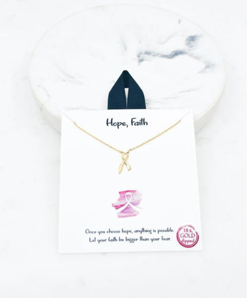 Hope, Faith Necklace