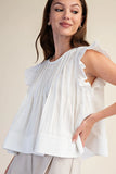 Airy Ruffle Top