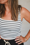 All I Need Stripe Top