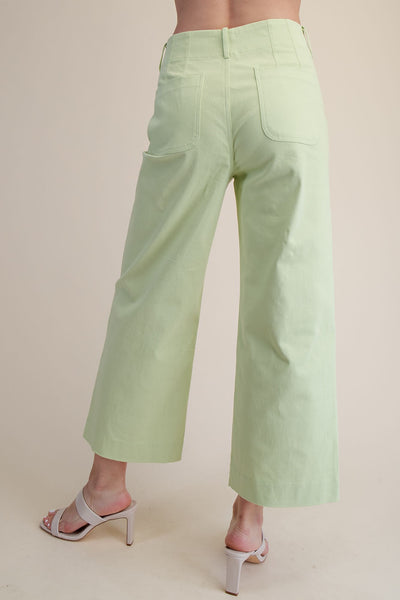 Colette Cropped Wide-Leg Pants