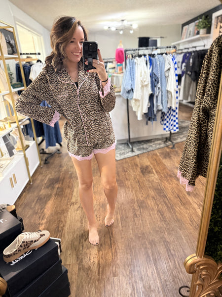 Luxe Leopard Pajama Set