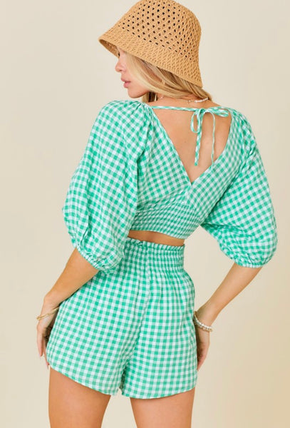 Gingham Vibes Set