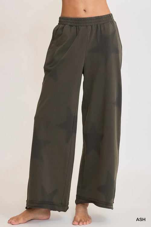 Mineral Washed Star Pants