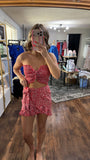 Floral Holiday Skirt Set